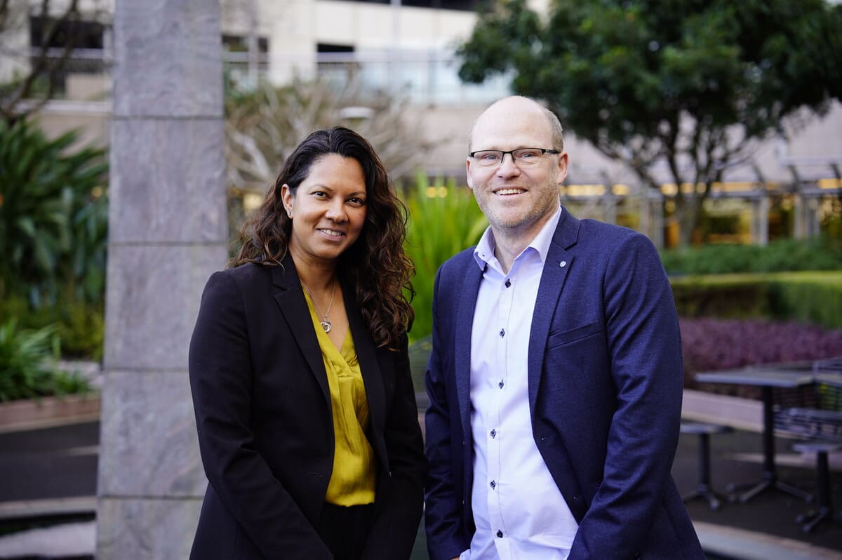 Rabobank’s Sonika Singh with Financial Advisor, Greg Cunningham.