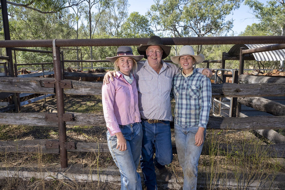 Steffie Murray, with Graham and Bonnie Spurdle.