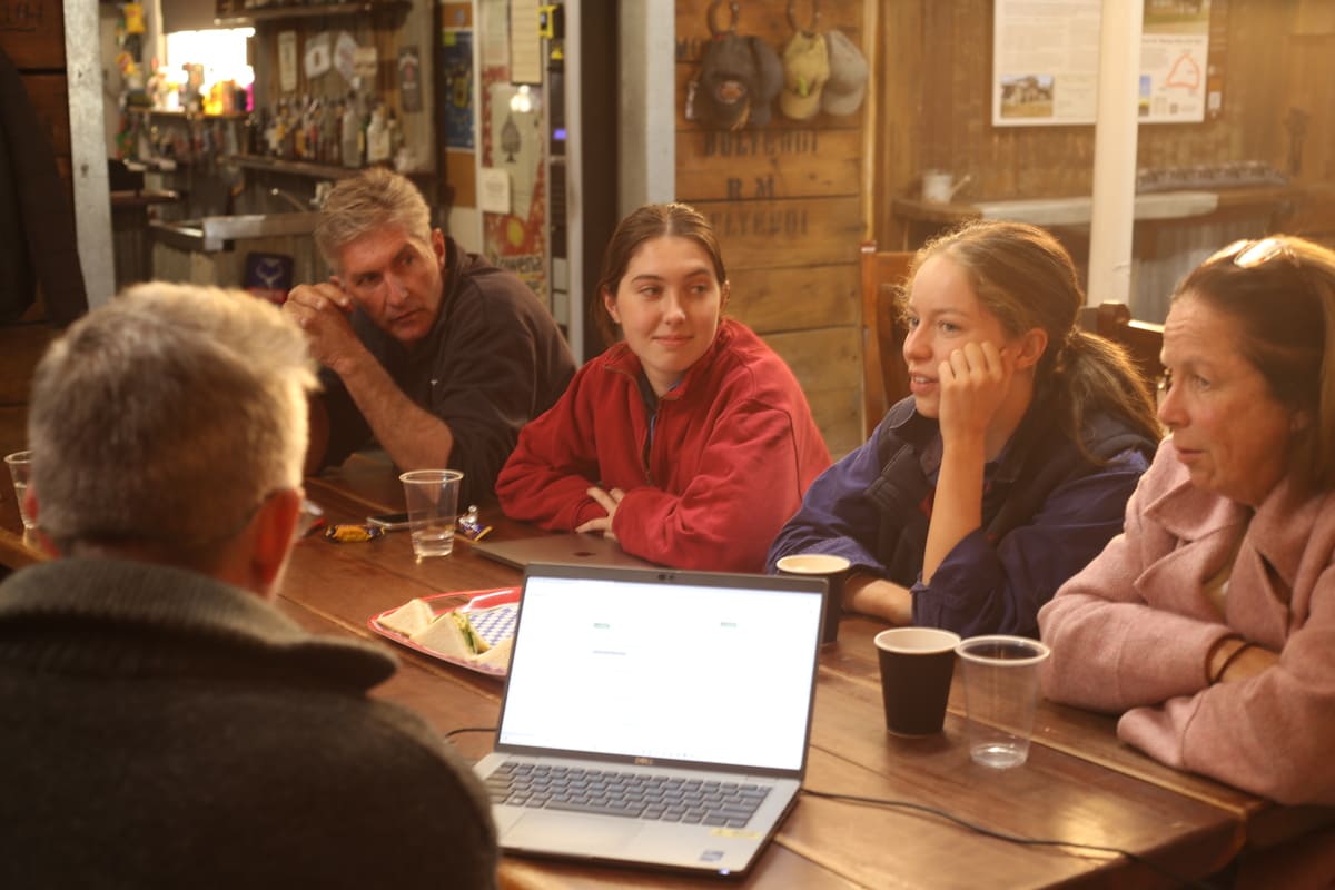 The family discussed the various opportunities and challenges surrounding the farm emissions conversation.