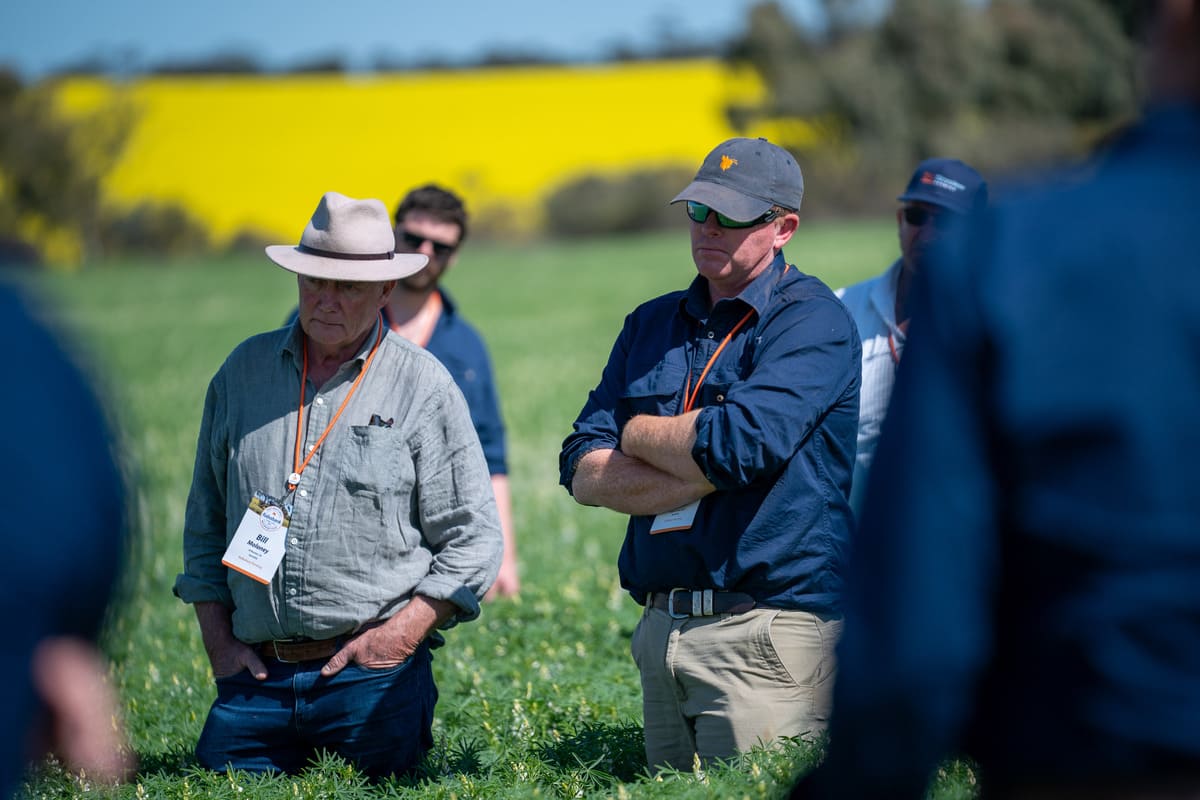 Charles during the Rabobank Grains Tour in Western Australia. 