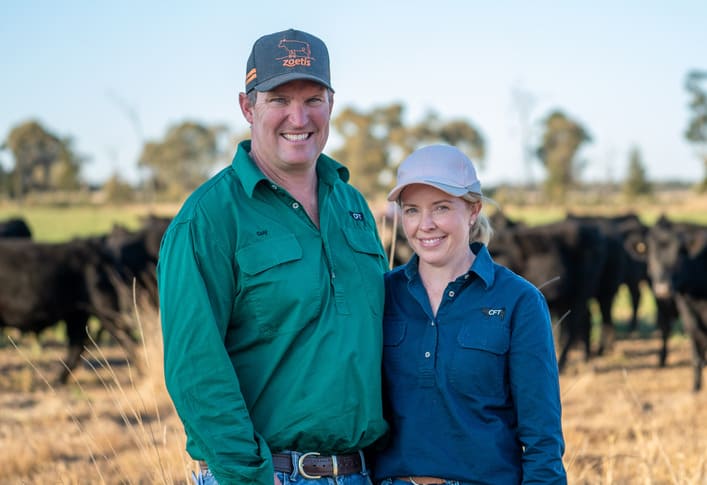 Condamine’s Guy and Nicole Campbell