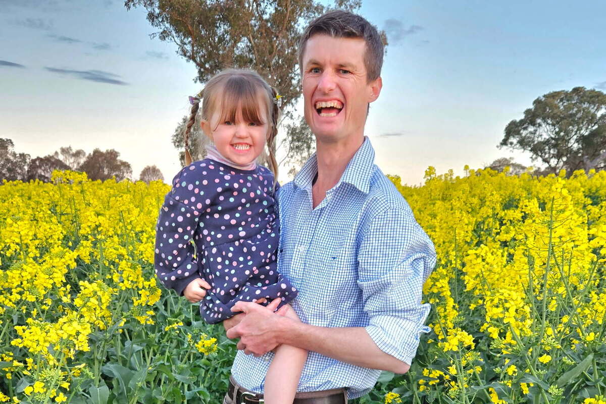 Brendan with daughter Ella
