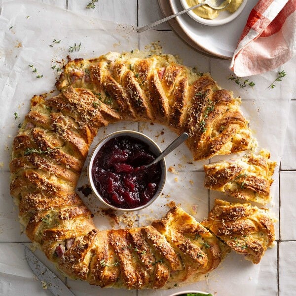 Savoury Christmas Wreath