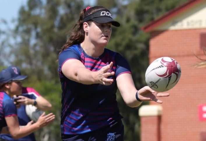 Renee takes the ball and runs with it