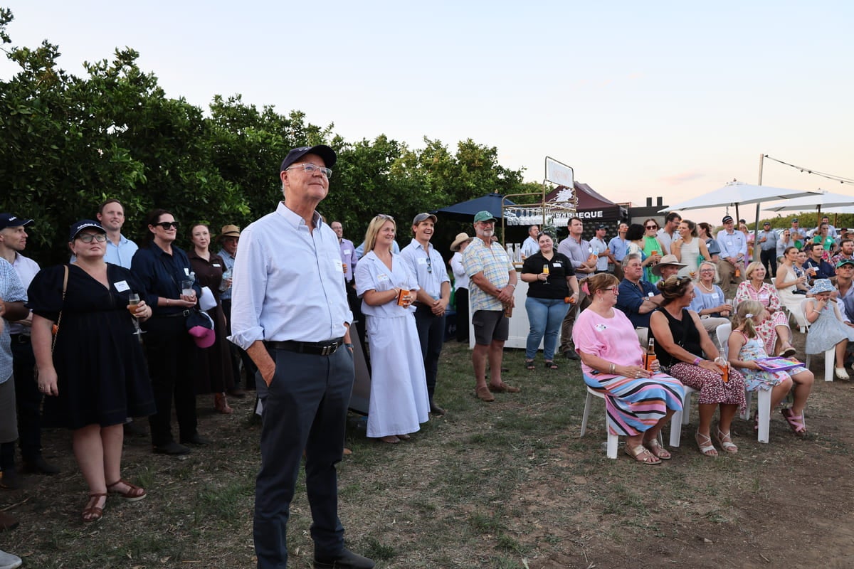 Rabobank Australia and New Zealand CEO Mark Wiessing enjoying meeting clients and community in Moree