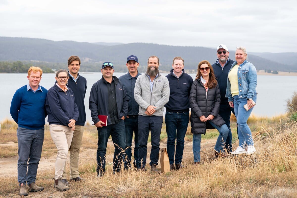The recent Rabobank Horticultural Knowledge Tour, including Jamie and Melita Jurgens, far right