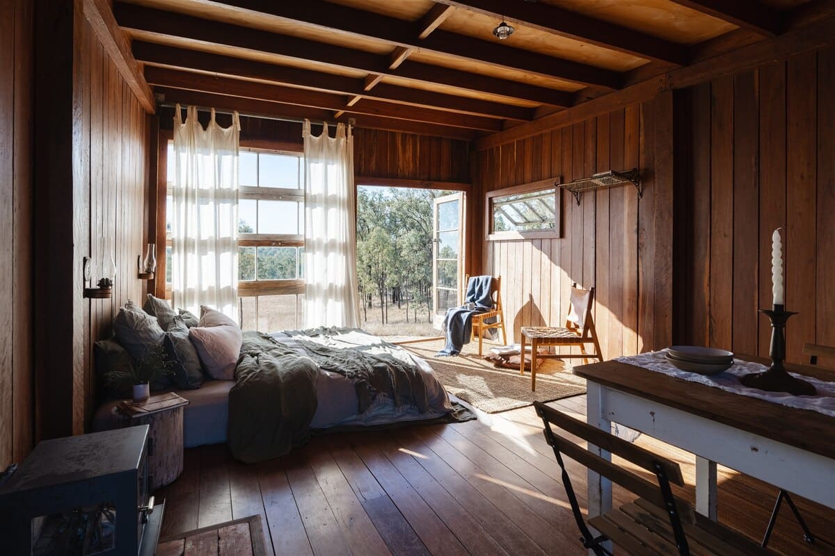 Bloodwood Cabins provide a luxe and genuine rural retreat