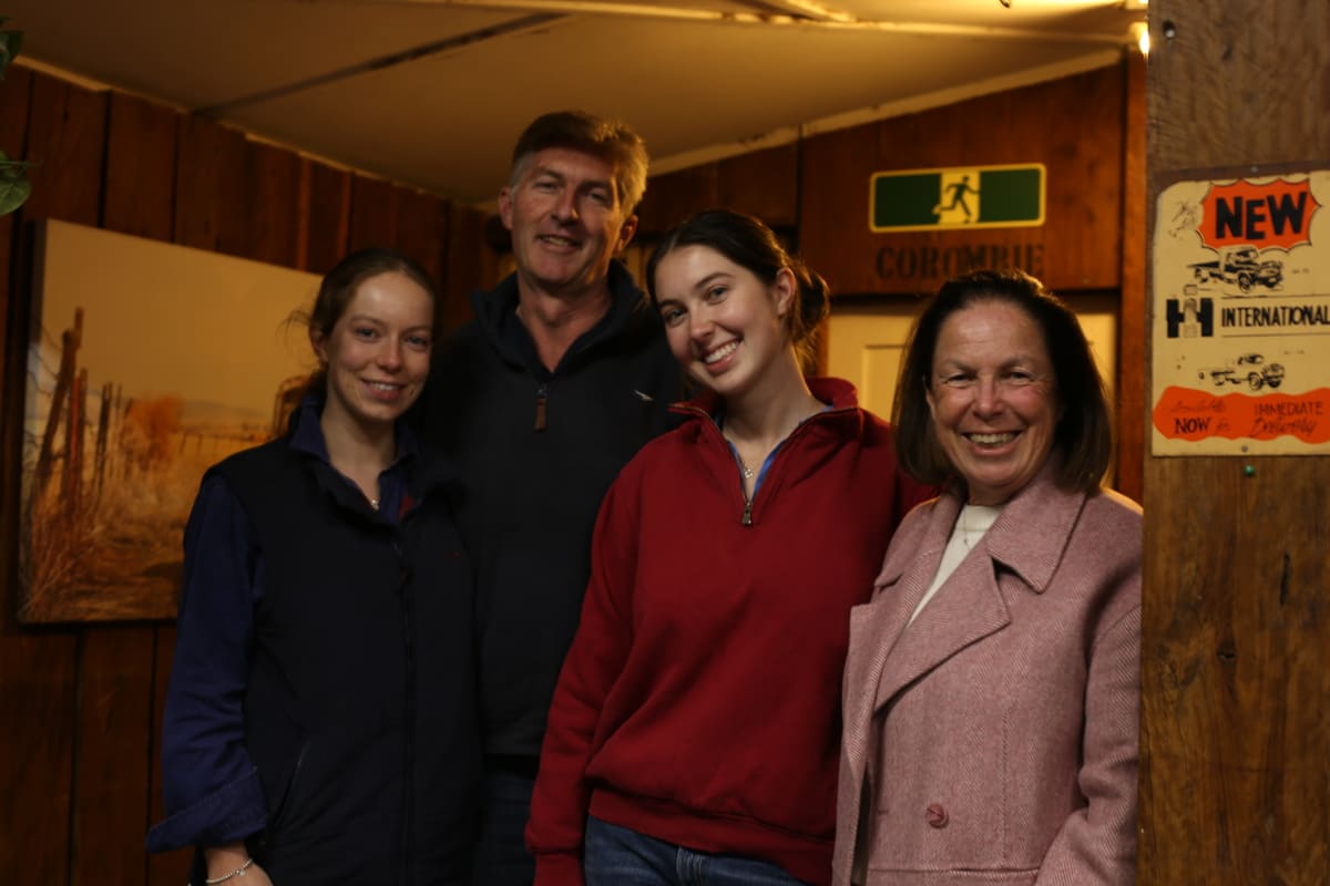 The Mulligan family, Priya, Jonathan, Jessica and Kathryn all attended the workshop.