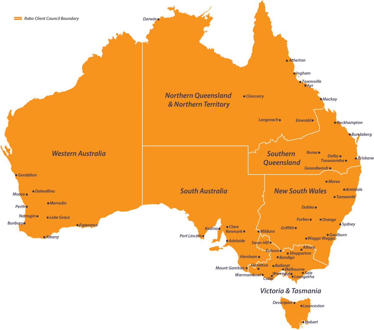 Rabobank Client Council Map 2025