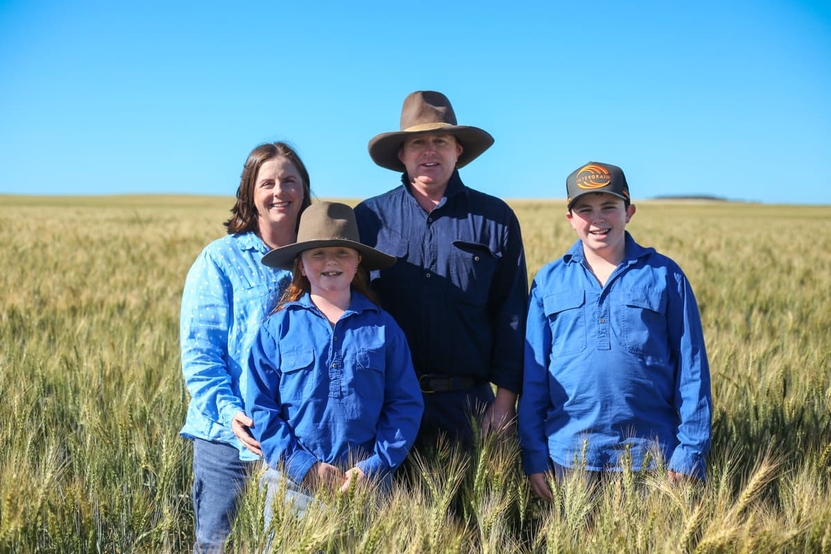 Charles and Katie Sullivan, with children Elsie and Joey.
