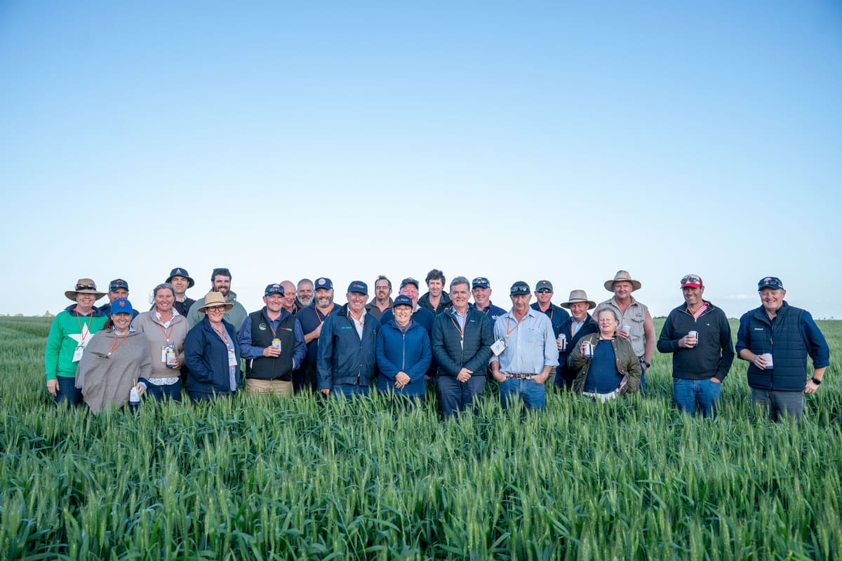 Rabobank’s ‘East Meets West’ grain knowledge tour participants. 