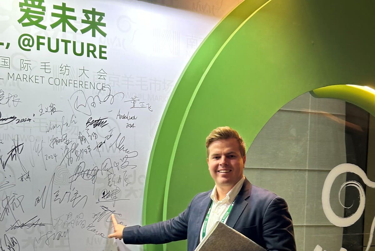 James gained valuable global industry insights on his tour of China