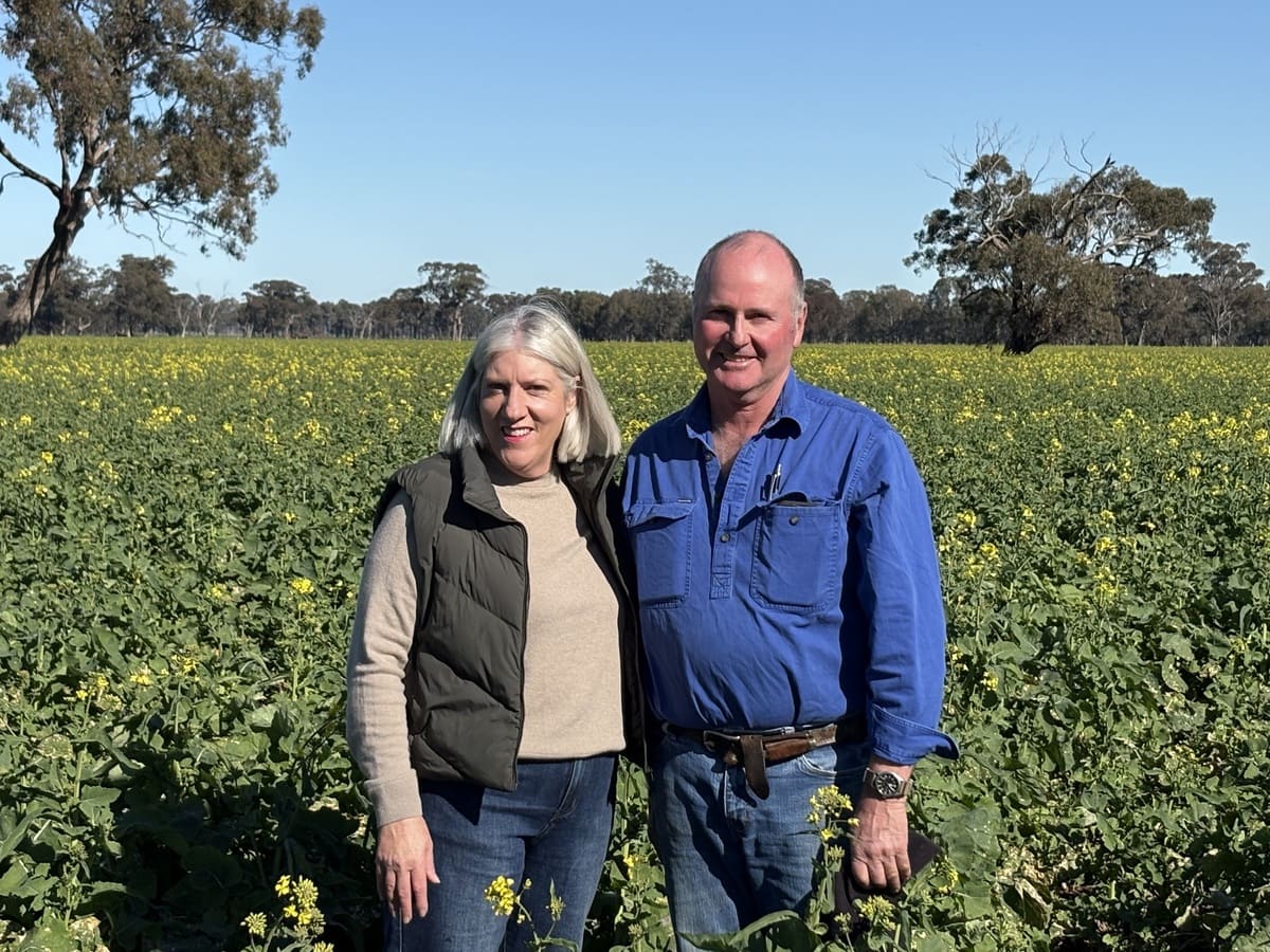 Mary-Anne and Peter White are a dynamic duo, underpinning a successful farm business.