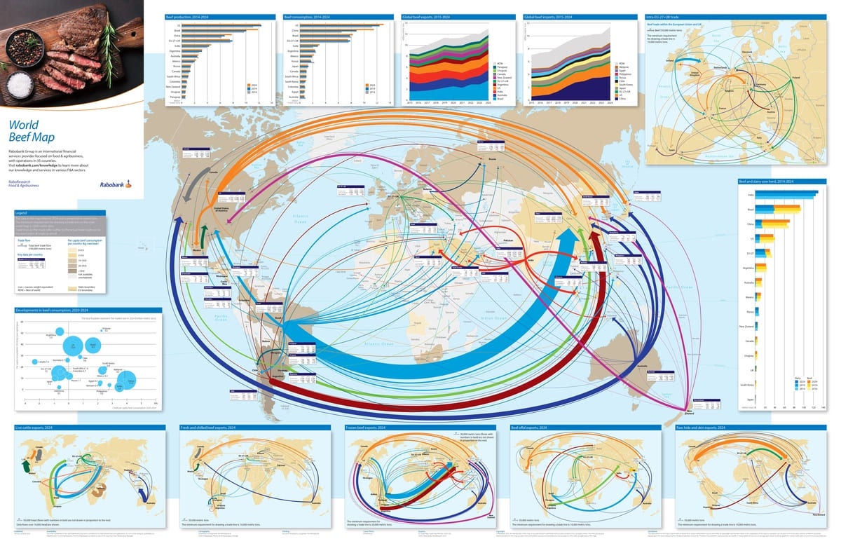 RaboResearch World Beef Map 2025