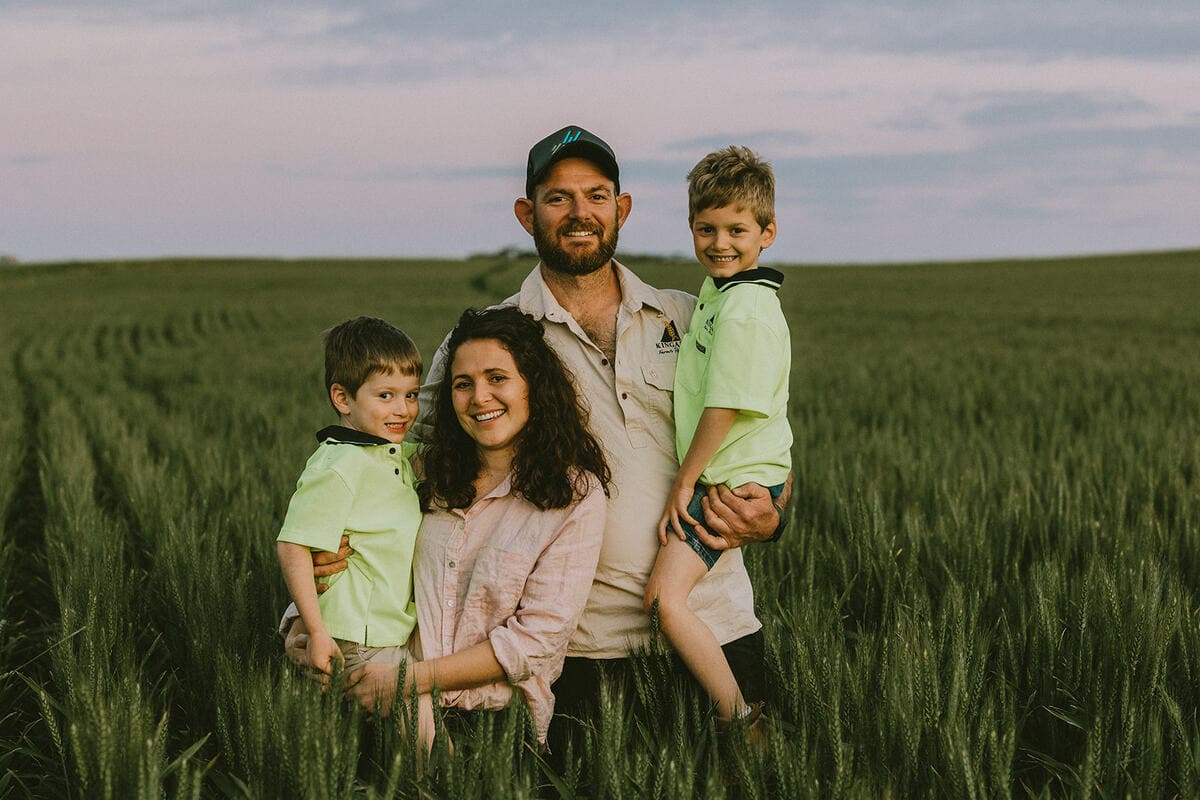 Tim and Ellen look to the future of the Polkinghorne farming operation.