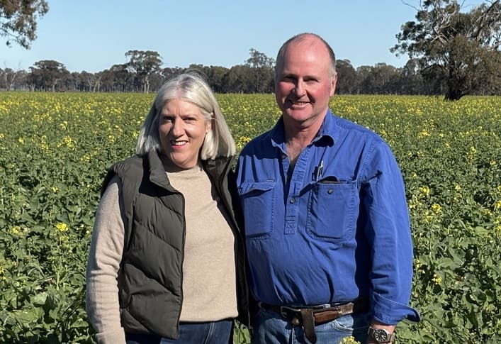 Victoria’s Peter and Mary-Anne White’s ability to balance their differing perspectives, whilst championing each other’s strengths, helps underpin their prosperous farm business. 