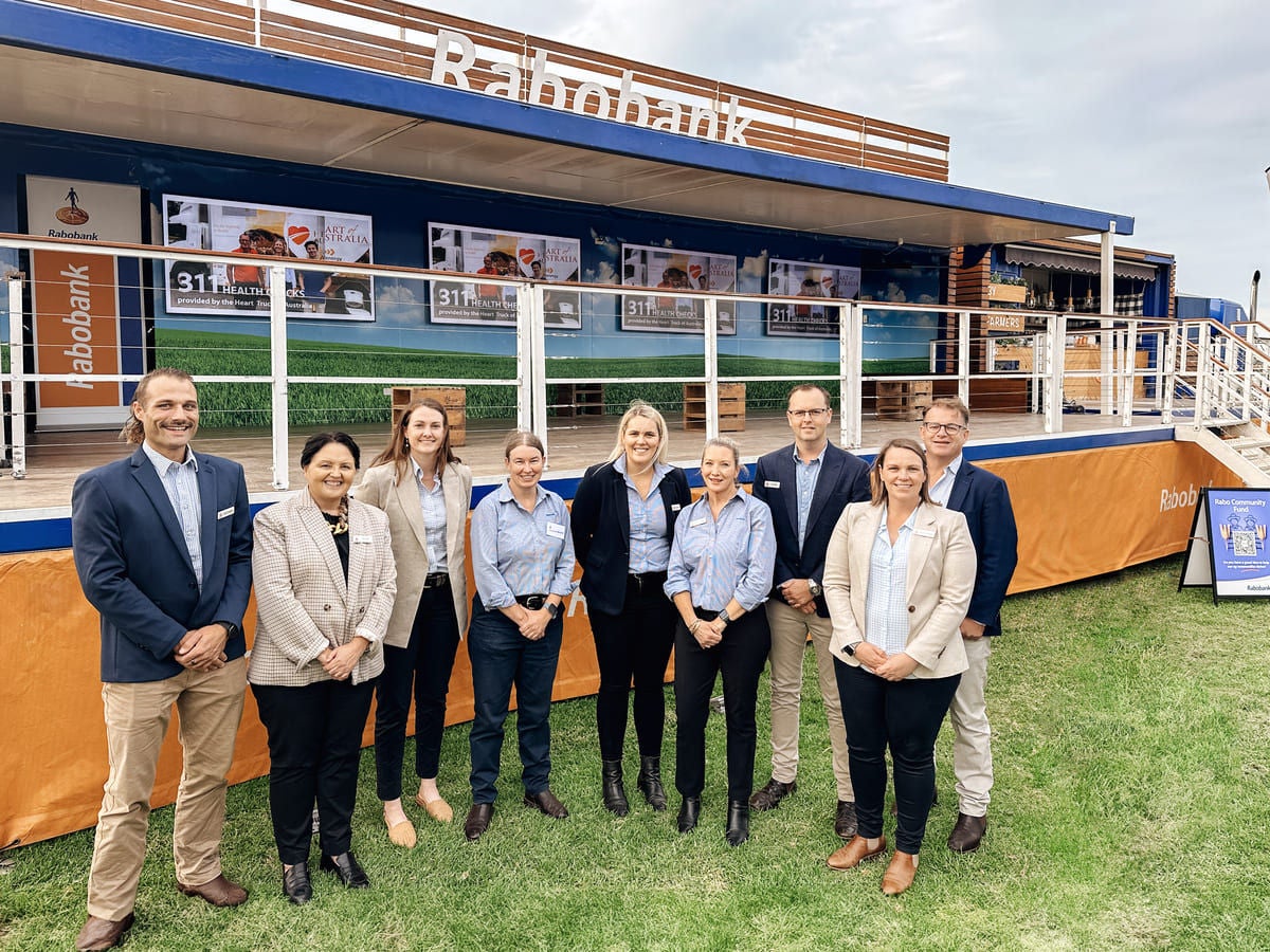 Some of the Gippsland team with the RaboTruck recently. 