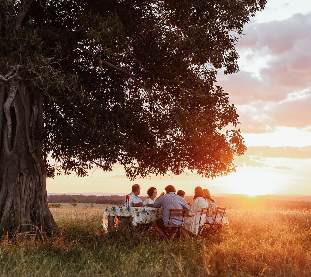 The Burnhams are sharing their unique lifestyle through their luxurious farm stay.