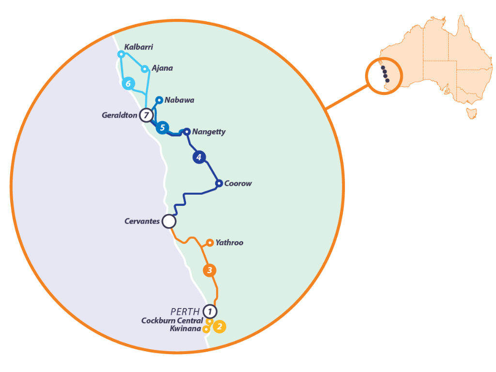 wa - 5 WA Grains Tour Map