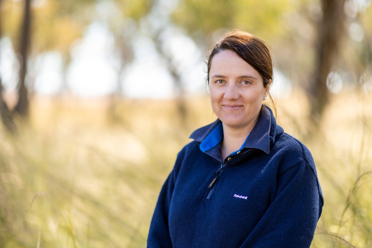 Sally McCarthy is proud to balance her Rabobank career with her own farm business in NSW’s Upper Horton region.