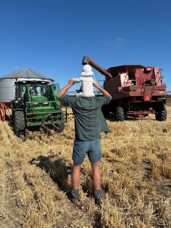 Tom is proud to be raising his young family with an appreciation for agriculture