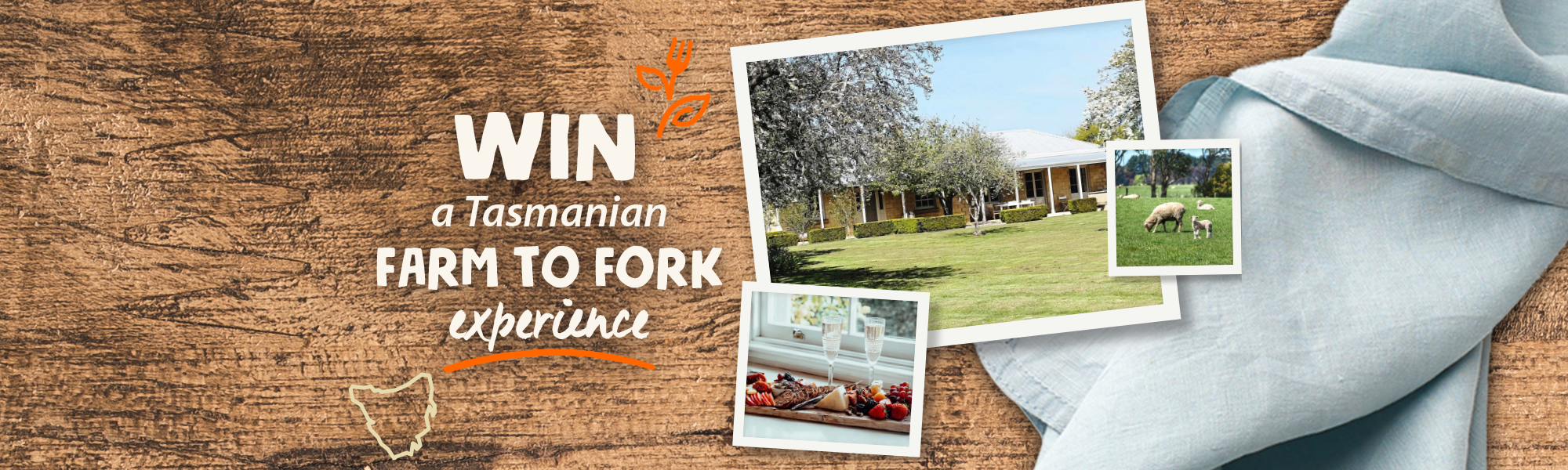 Win a Tasmanian Farm to Fork Experience!