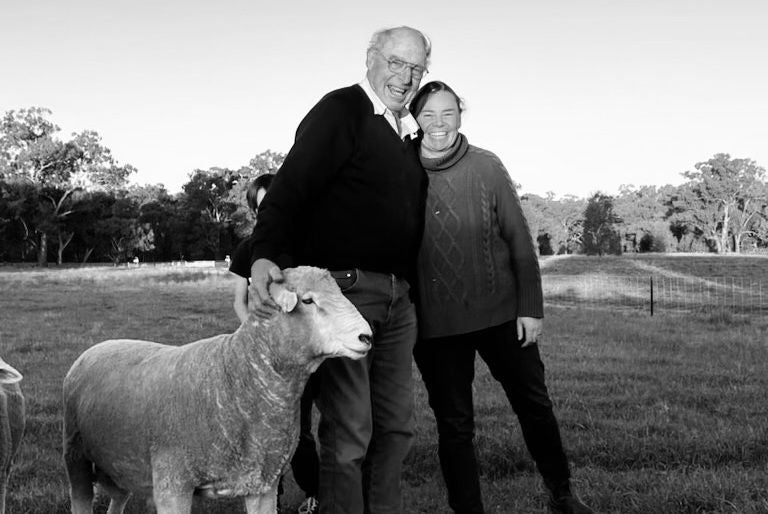 Georgia with her father
