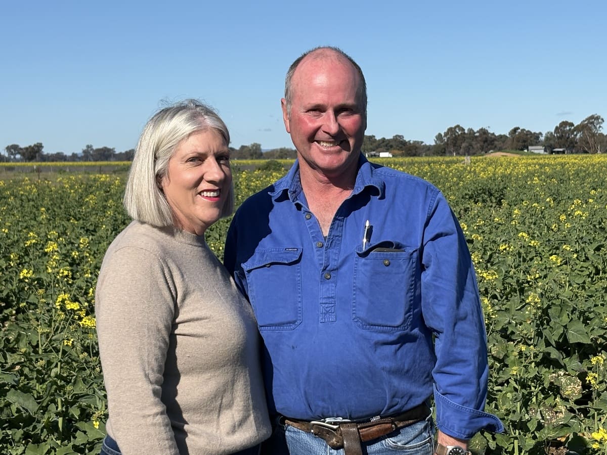 Mary-Anne and Peter White, a partnership for prosperity.