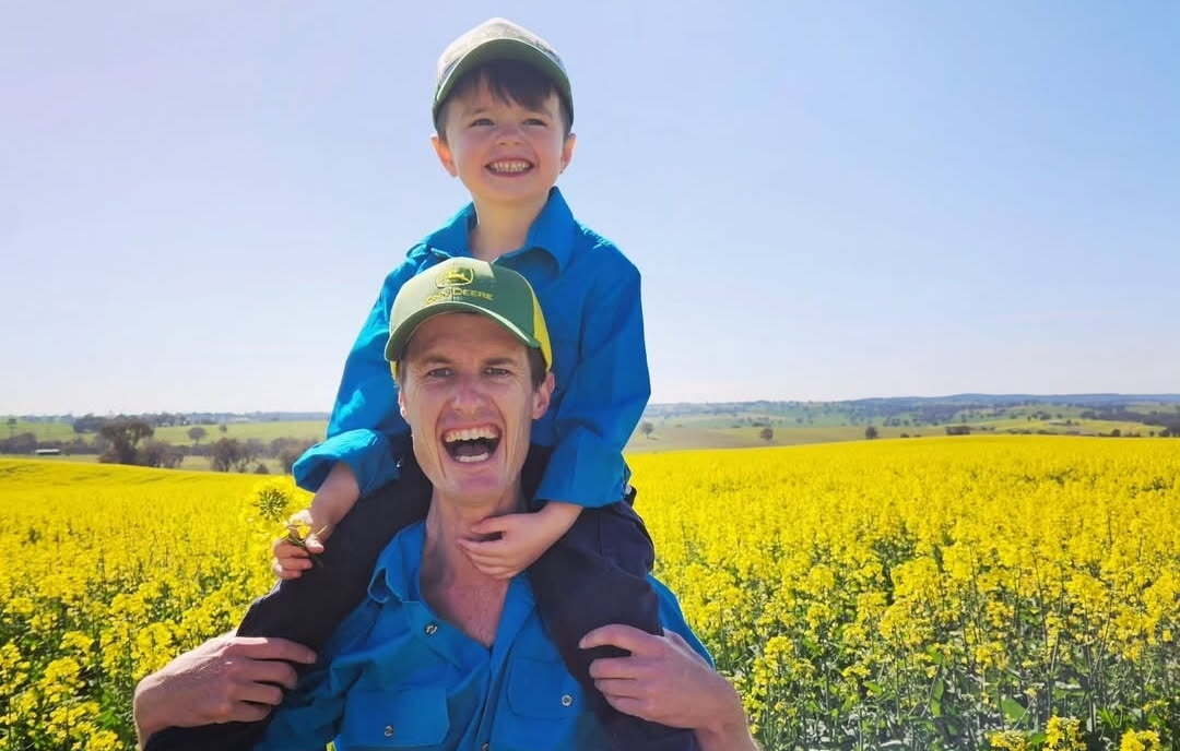 Brendan and son Bentley love their regional lifestyle