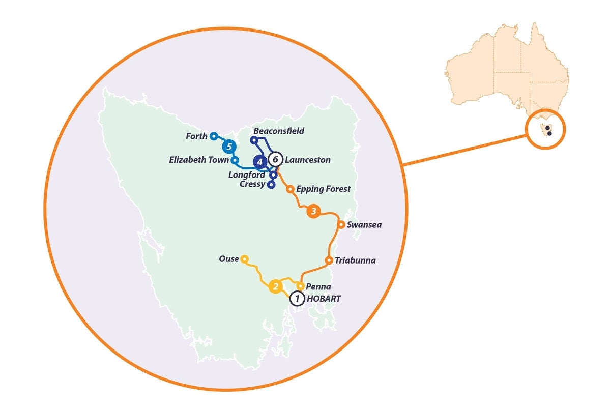 WA Grains Tour Map