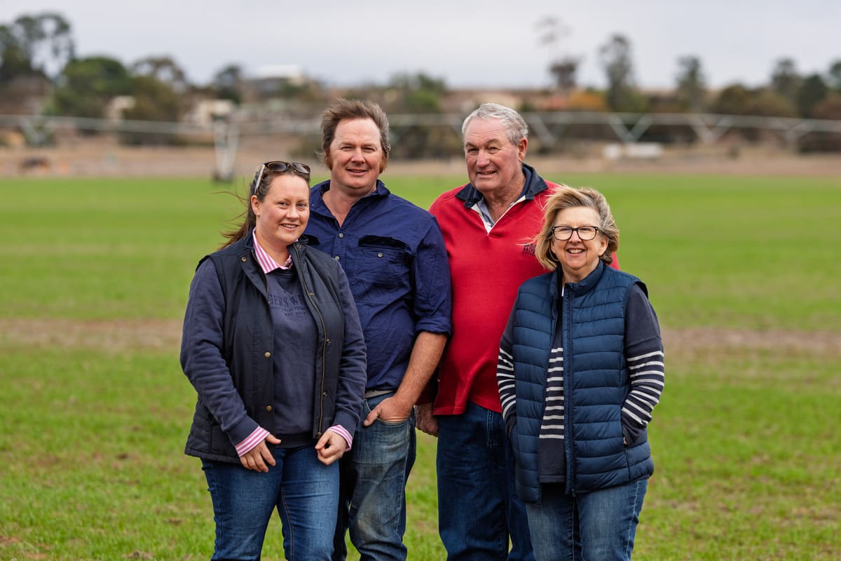 Inverleigh’s Hamilton family, Philippa, Stewart, John, and Hilary