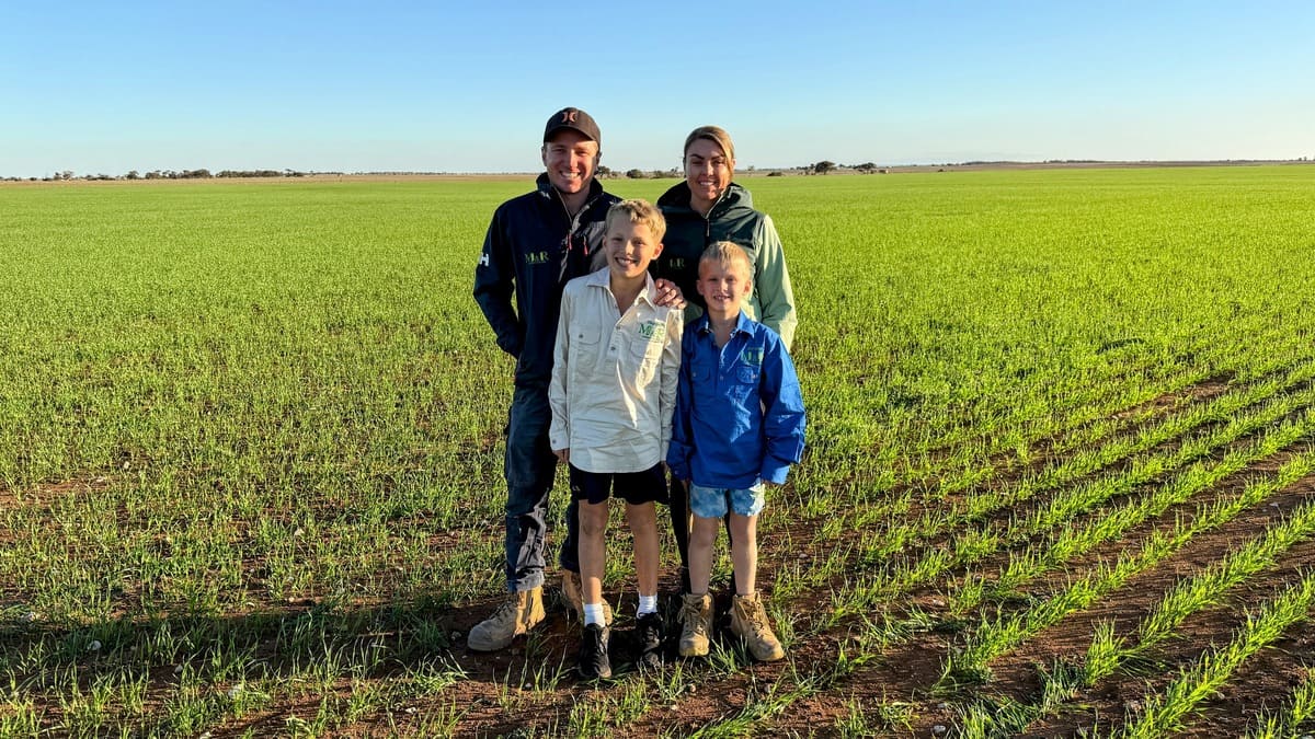 Michael, Rebecca, Hayden and Jordan Thompson